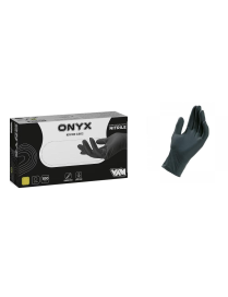 NITRILE FEATHER GLOVES BLACK 100 pieces XL