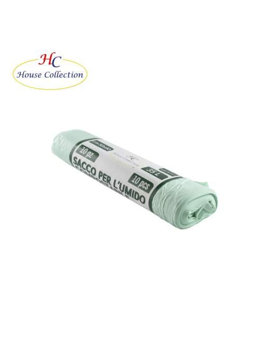 SACCHI PATTUMIERA BIO 50x60 TRASPARENTE 10 PEZZI