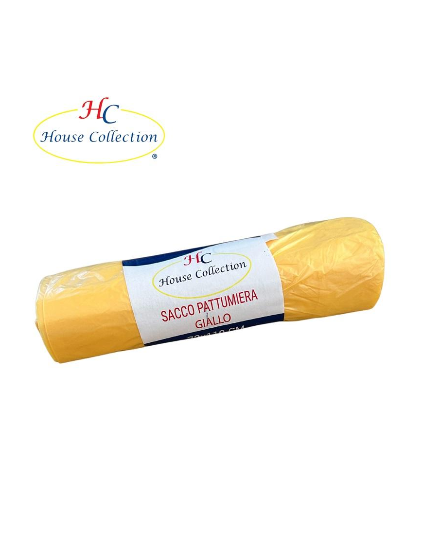 SACCHI PATTUMIERA DIFFERENZIATA 72x110 GIALLO 10pezzi