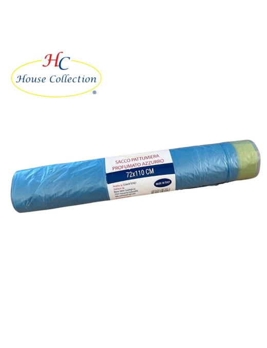 SCENTED WASTE BIN BAGS BLUE 72x110 10 pieces
