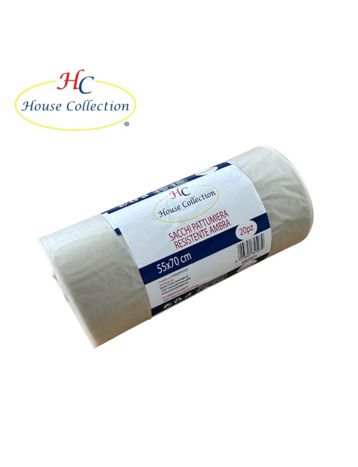 RESISTANT WASTE BIN BAGS AMBER 55x70 20 pieces