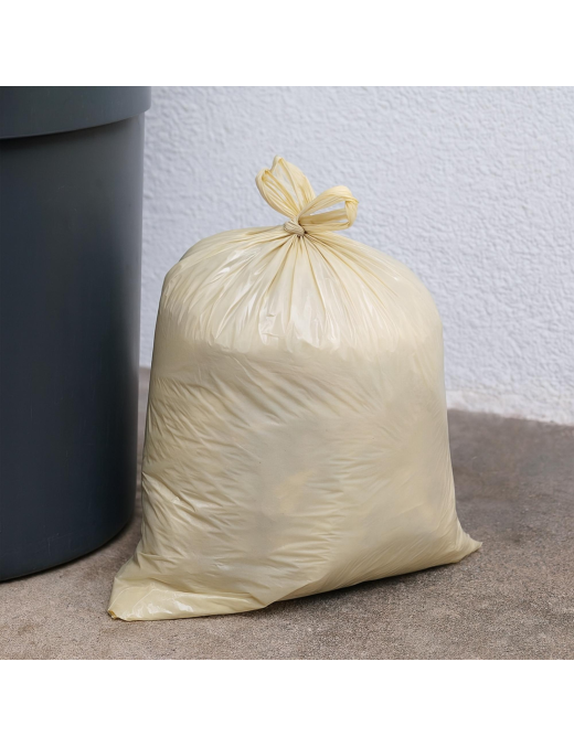 RESISTANT WASTE BIN BAGS AMBER 90x120 5 pieces