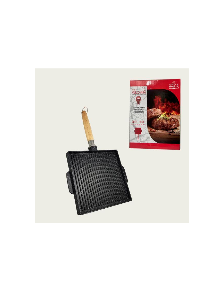 VULCANIA GRILL DOUBLE RECTANGULAR 36x26cm