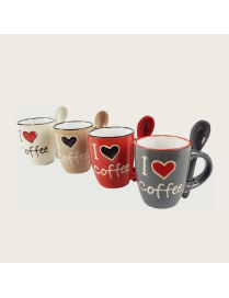 COFFEE CUP WITH SPOON