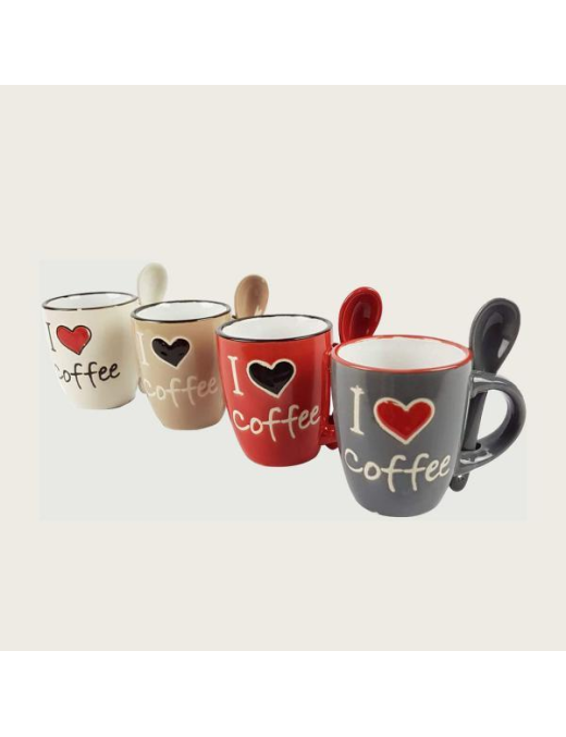 COFFEE CUP WITH SPOON