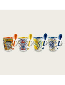 TAZZA CAFFE' CON CUCCHIAINO