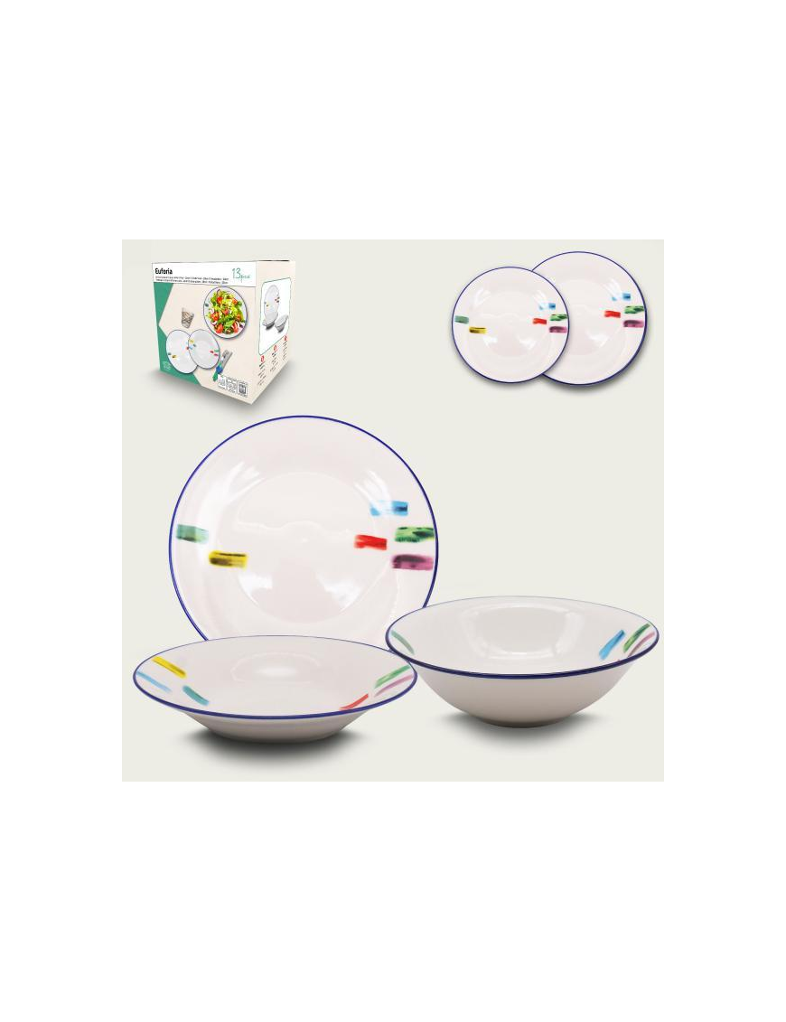 13-piece table service with EUFORIA decoration