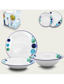 SERVIZIO TAVOLA 13pezzi DECORO HARMONY