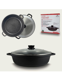 VULCANIA PAN 32cm WITH GLASS LID