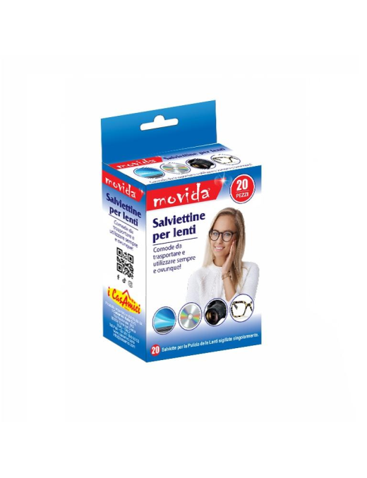 SALVIETTE OCCHIALI 20 PEZZI