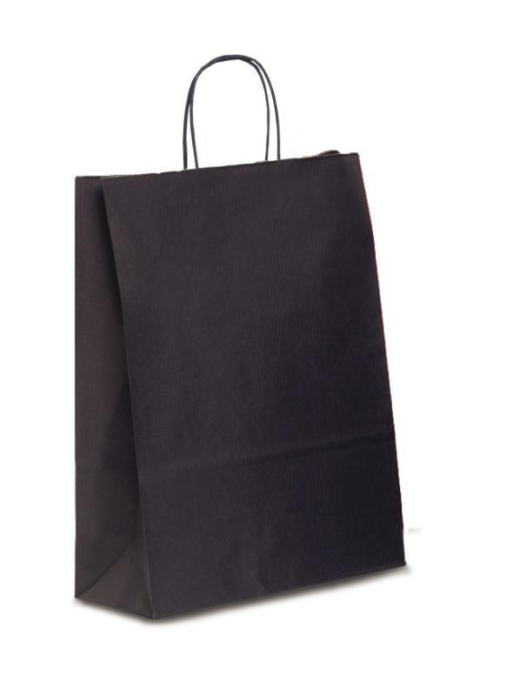 DARK BLUE SHOPPER BAG 36+12x41