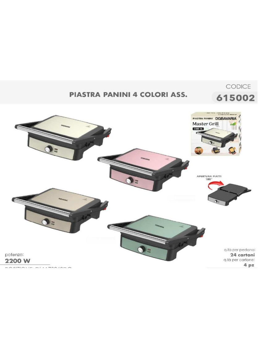 TOSTIERA 2200W