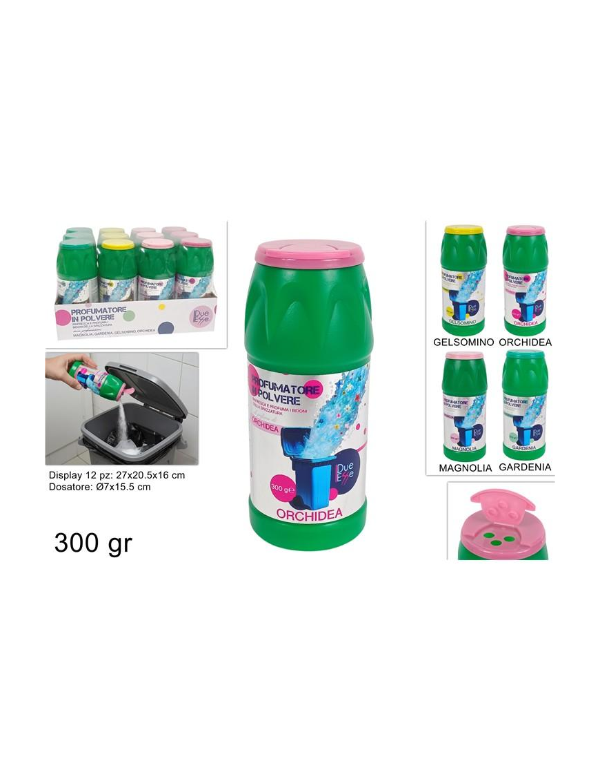PROFUMATORE POLVERE X PATTUMIERA 300gr ASSORTITO