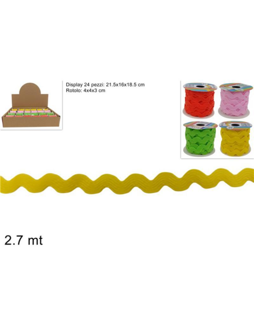 4x270cm WAVY PLAIN RIBBON