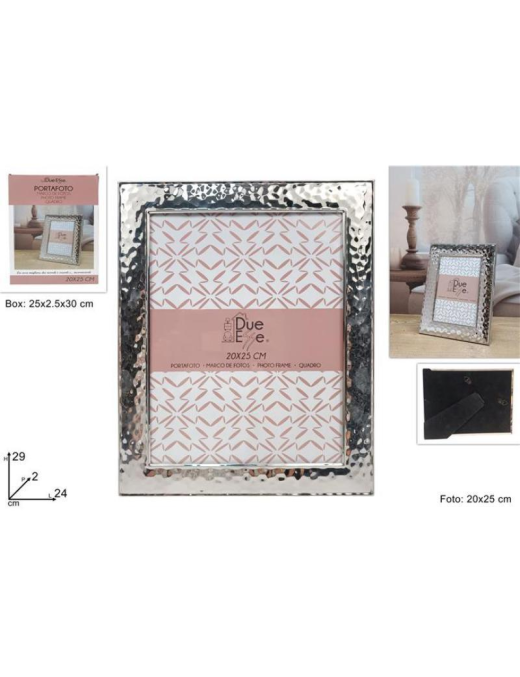 SILVER PHOTO FRAME 20x25cm