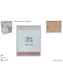 WHITE PHOTO FRAME 20x25cm