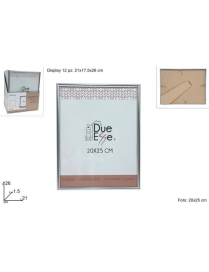 SILVER PHOTO FRAME 20x25cm