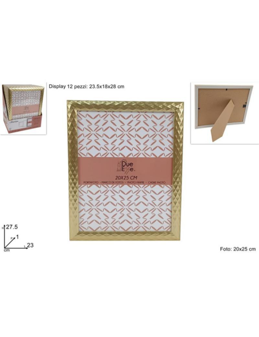 GOLD PHOTO FRAME 20x25cm
