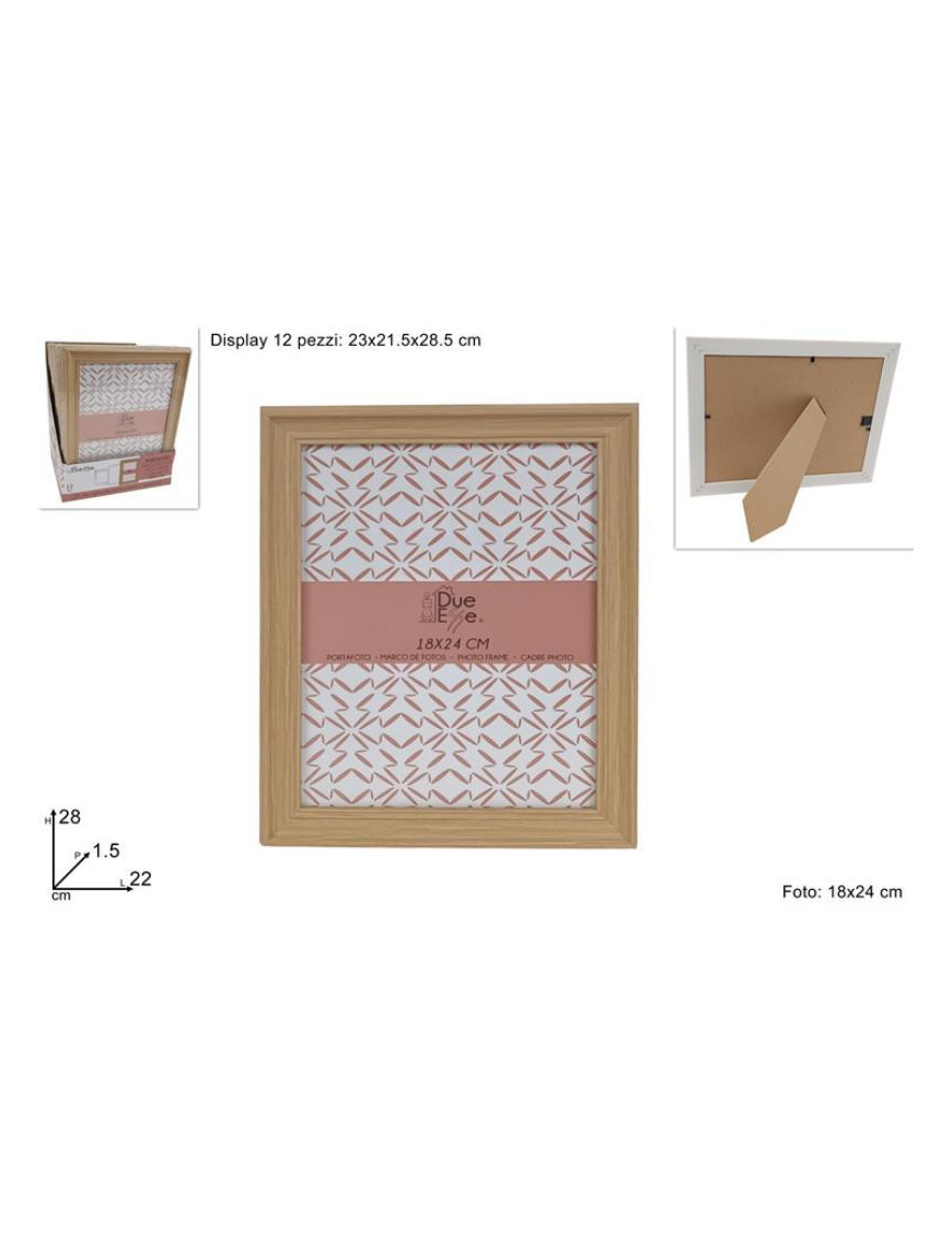 NATURAL WOOD EFFECT PHOTO FRAME 18x24cm