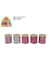 FABRIC RIBBON 1x3m ASS. GI005701