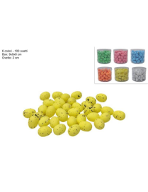 COLORED EGGS 2cm 100pcs MA000504