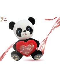 PANDA CON CUORE 75cm