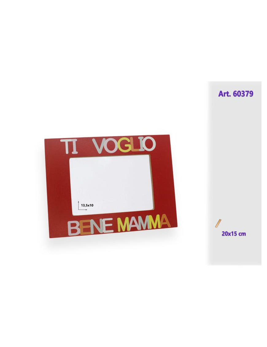 MOTHER'S DAY WOODEN PHOTO FRAME 20x15cm