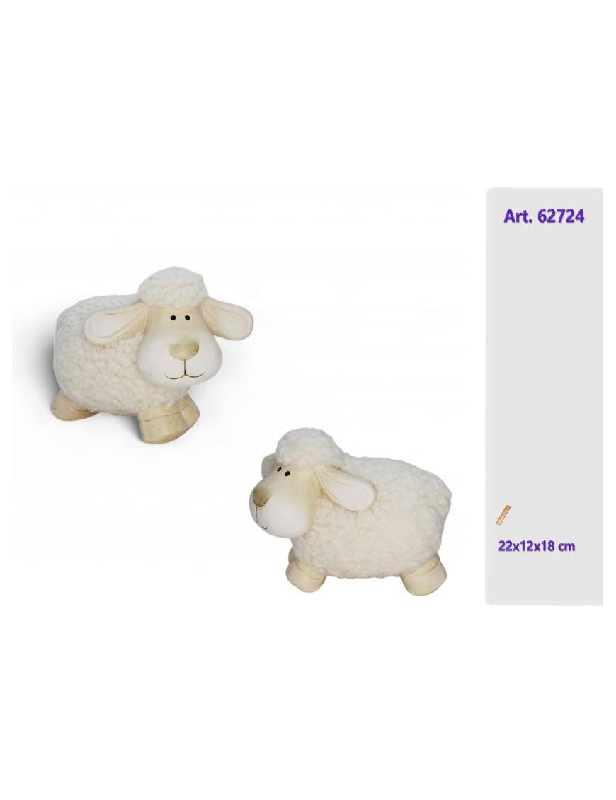 CERAMIC SHEEP 22x12x18cm