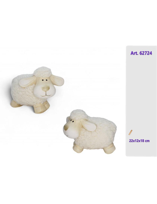 CERAMIC SHEEP 22x12x18cm