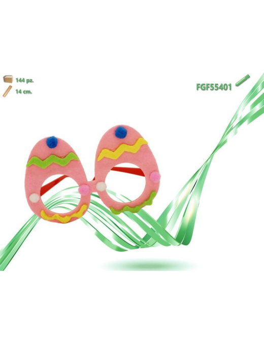 GLASSES WITH EASTER DECORATION