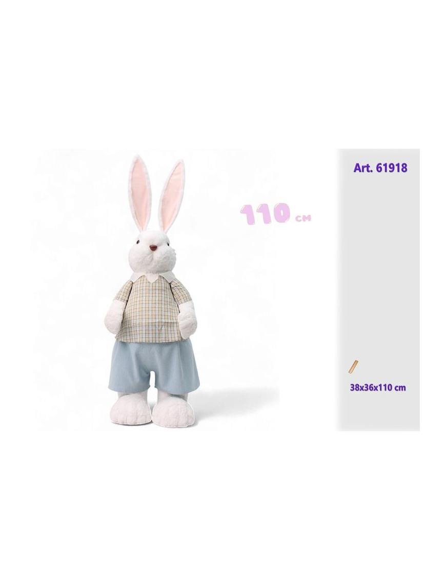 POLYSTYRENE RABBIT 38x36x110cm BOY