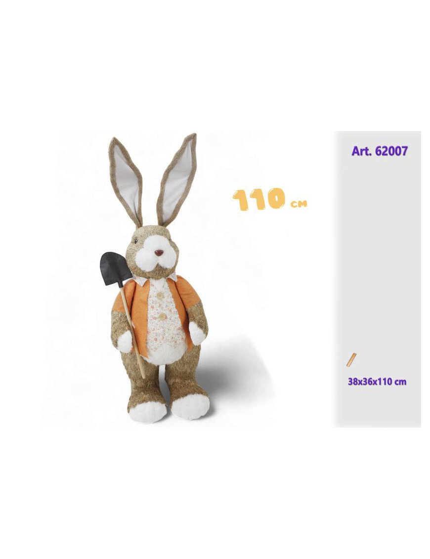 POLYSTYRENE RABBIT 38x36x110cm BOY