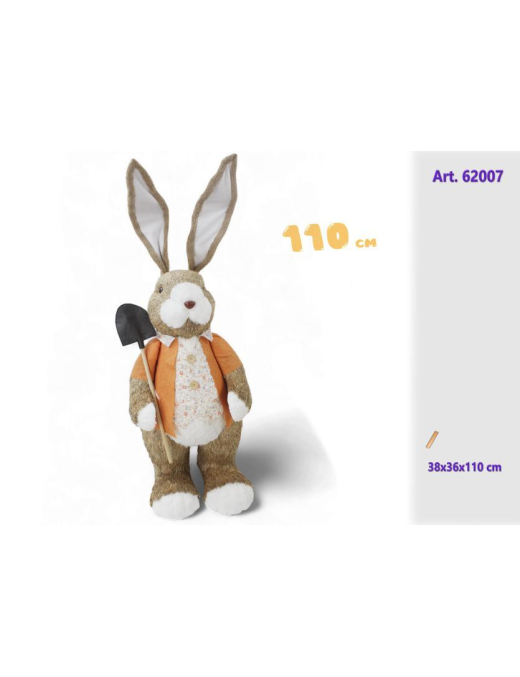 POLYSTYRENE RABBIT 38x36x110cm BOY