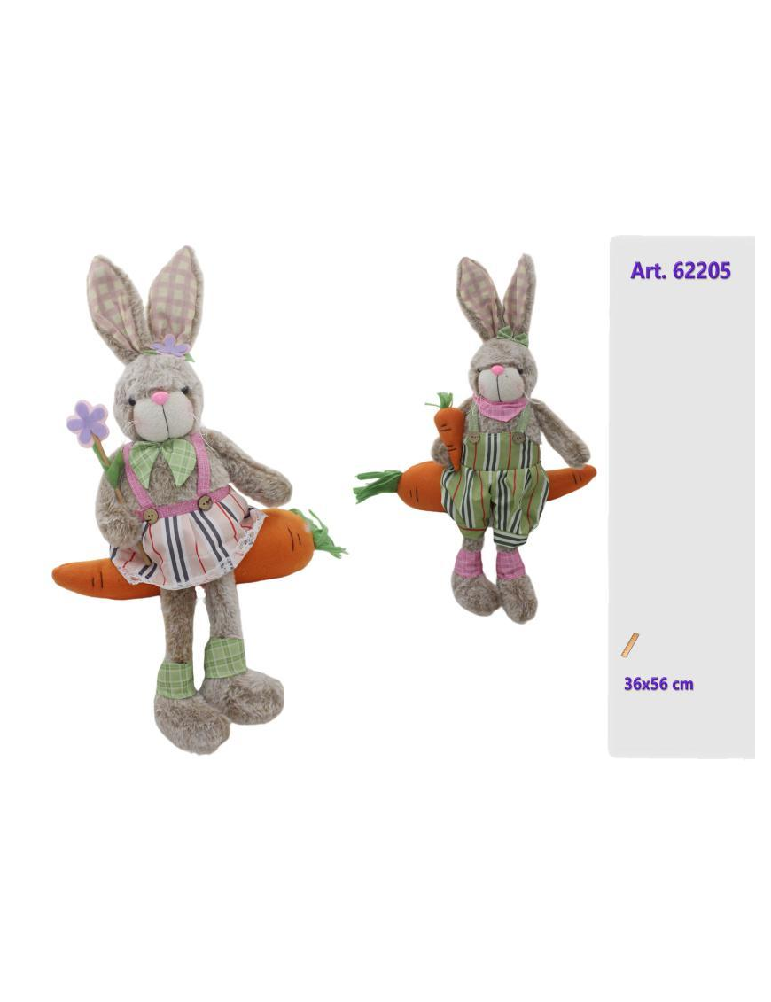 Decorative Plush Rabbit 36x56cm