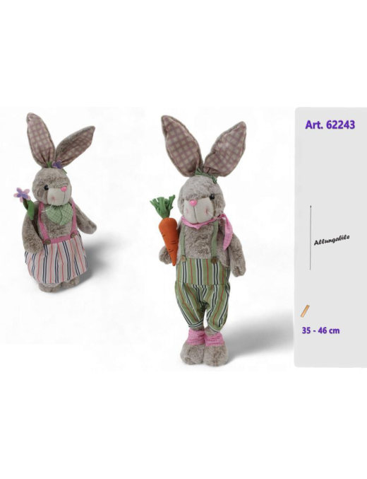 46cm Extendable Plush Rabbit