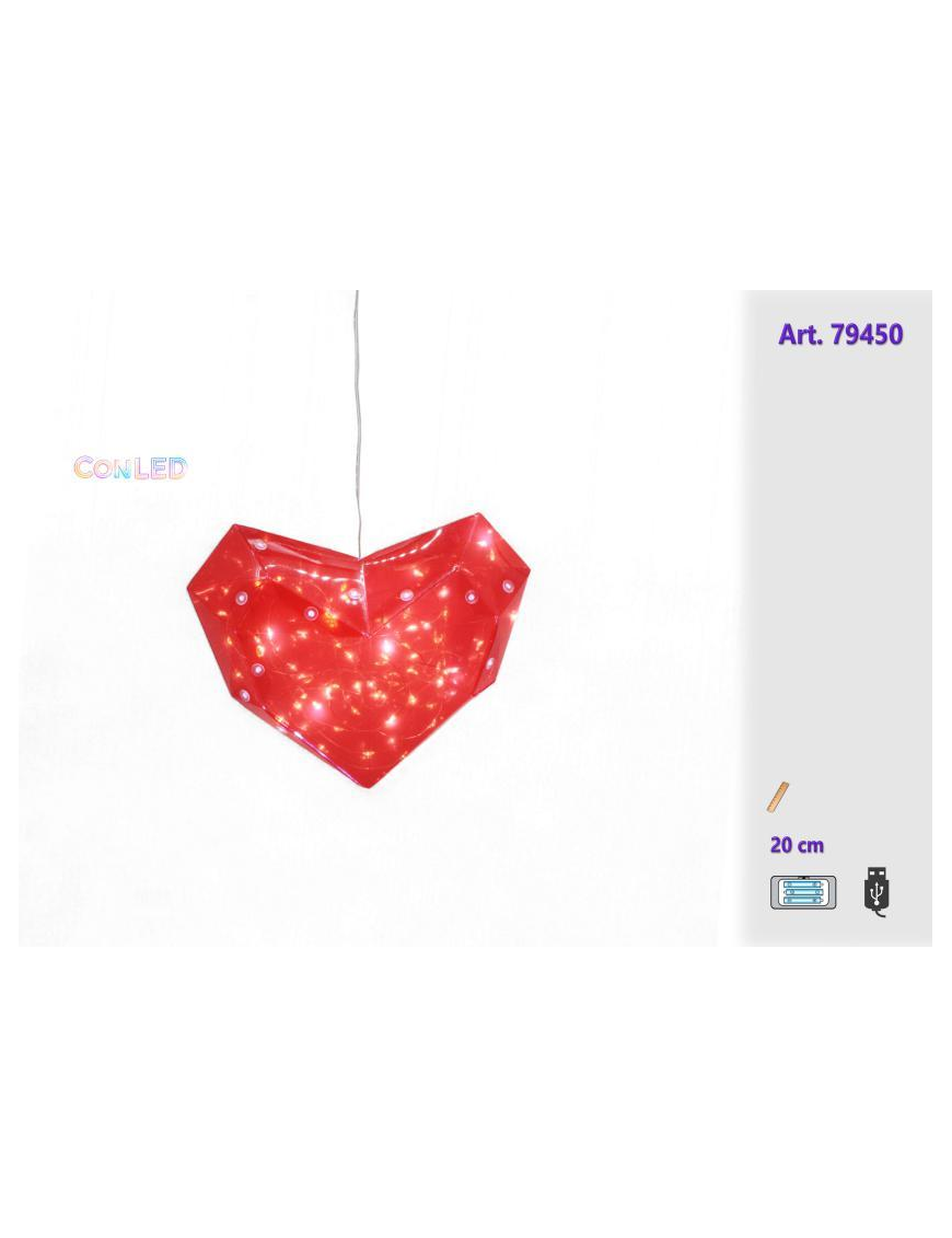 CUORE LUMINOSO 20cm