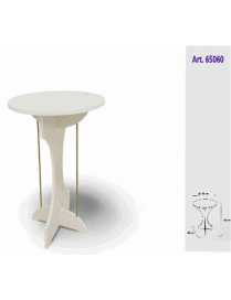 WHITE COFFEE TABLE 40x40x50cm