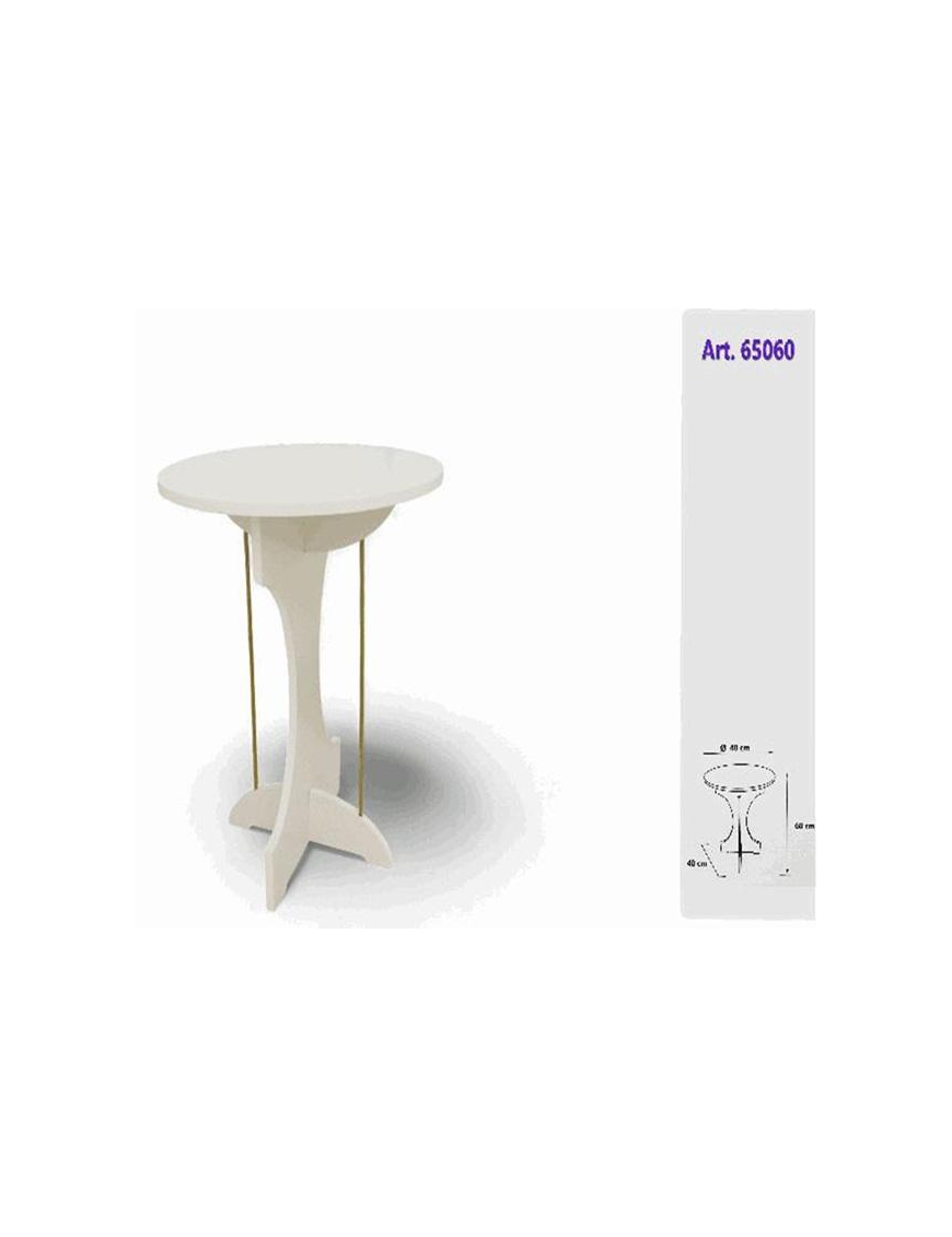 WHITE COFFEE TABLE 40x40x50cm