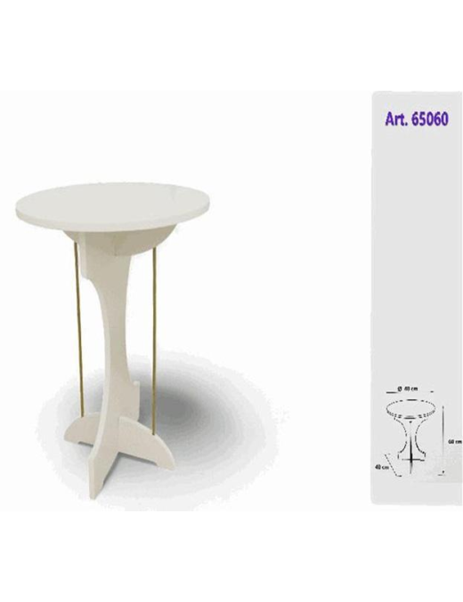 WHITE COFFEE TABLE 40x40x50cm