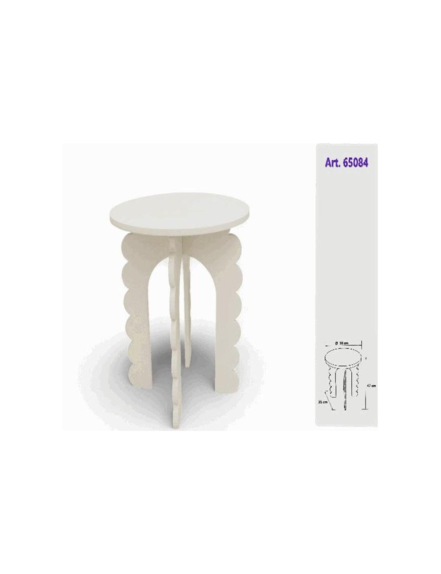 WHITE COFFEE TABLE 38x47x35cm