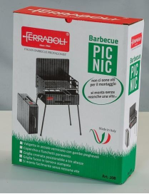 BARBECUE PIC NIC 40x30x55 CENTIMETRI
