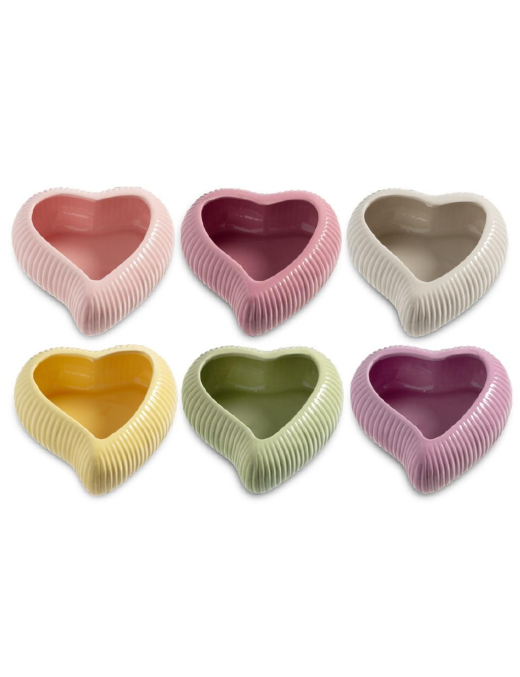BOWL VASE 16x16x6.9cm ASSORTED COLORS