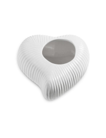 VASO HOLE 16x16x7,5cm BIANCO