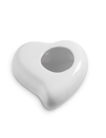 VASO HOLE 16x16x8cm BIANCO
