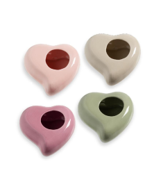 HOLE VASE 16x16x8cm ASSORTED COLORS