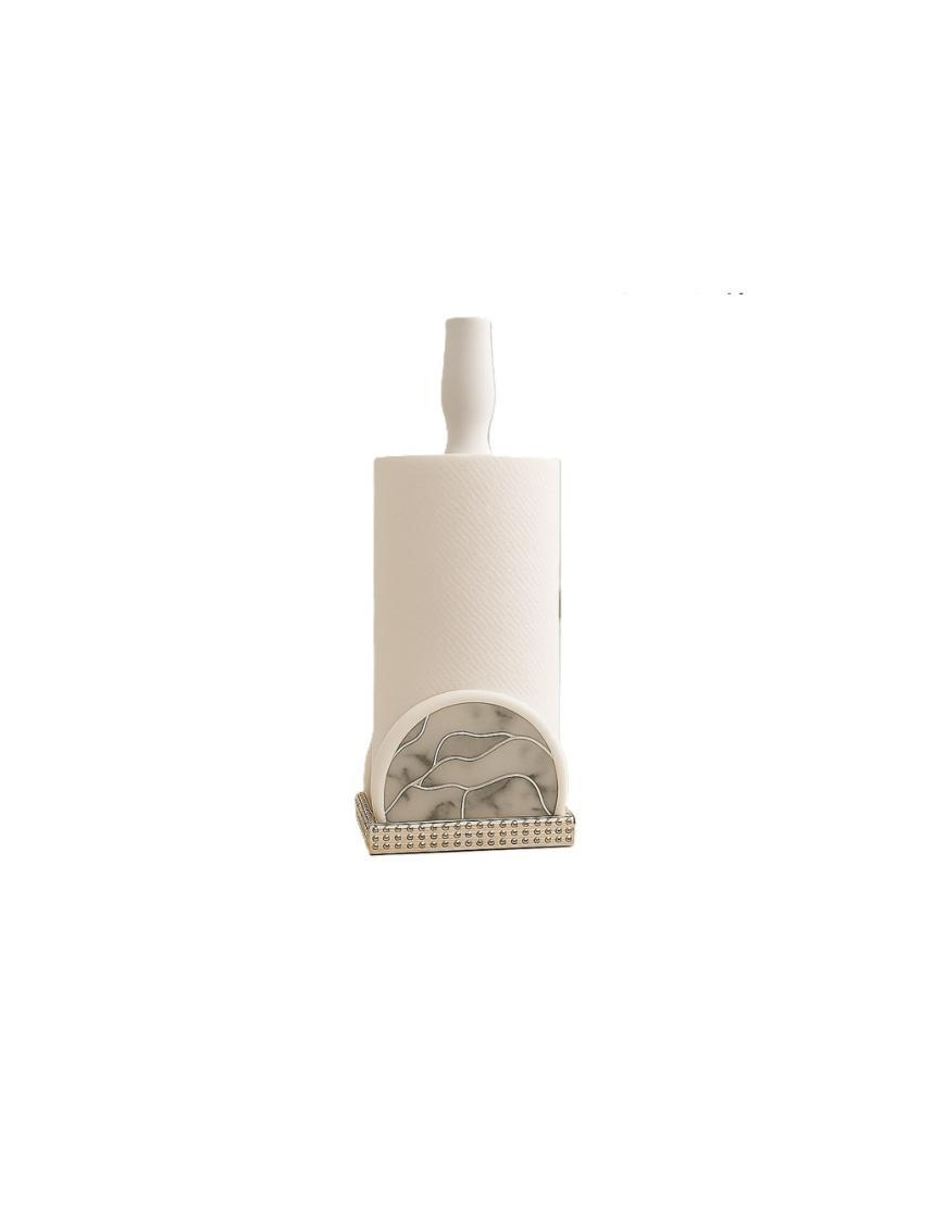 LINEA MARMO SILVER PORTAROTOLO 15x32cm