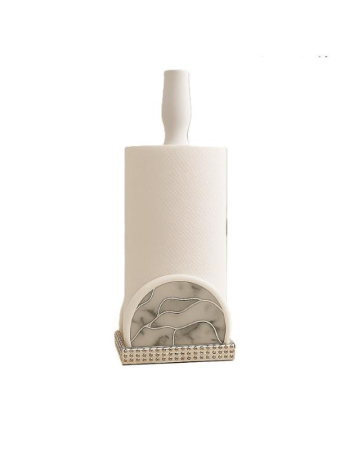 LINEA MARMO SILVER PORTAROTOLO 15x32cm