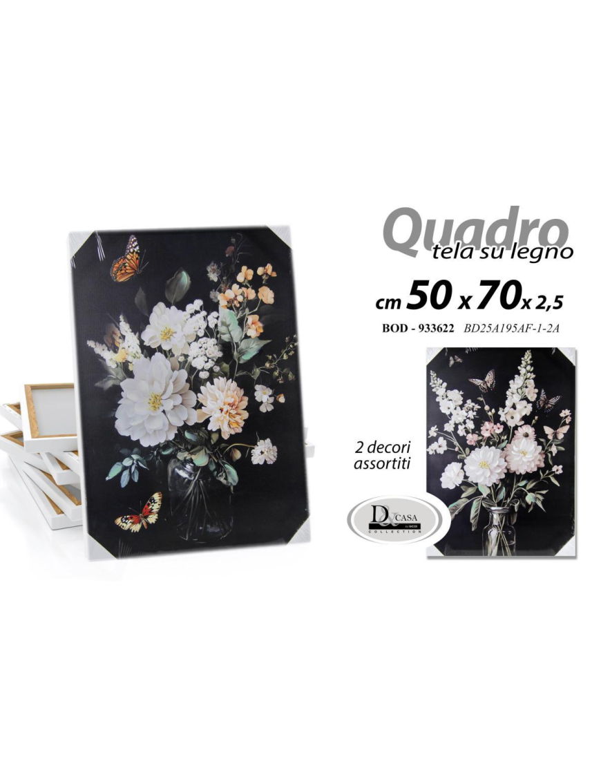 QUADRO FIORI 50x70x2,5cm