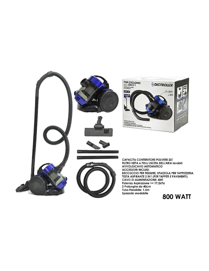 ASPIRAPOLVERE 800W