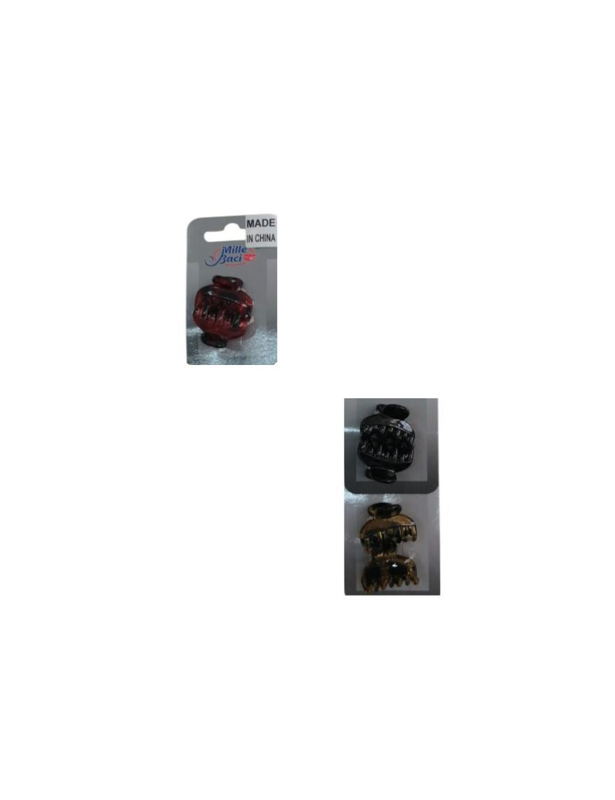 PINZETTA CAPELLI COLORI ASSORTITI 2 PEZZI